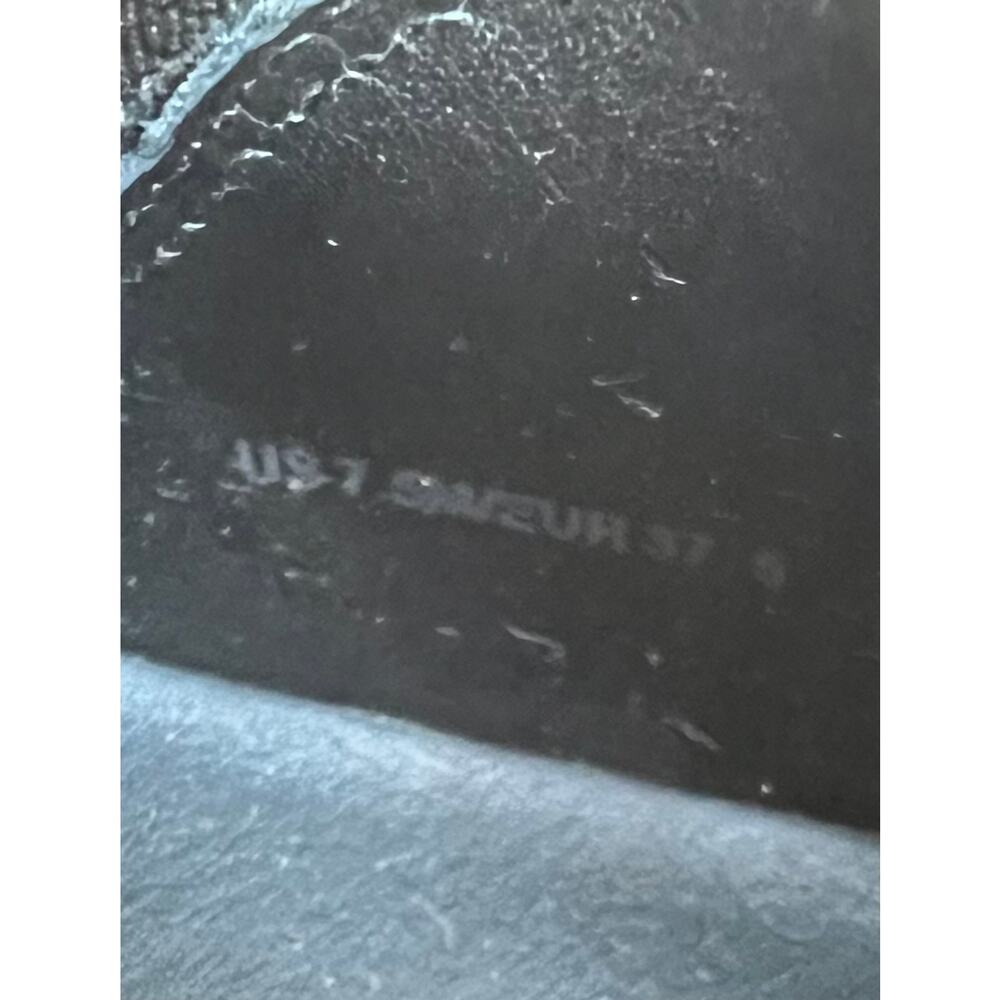 Vince Warren Black Suede White Platform Round Toe Slip On‎ Skate Sneaker Shoes 7 - Picture 10 of 13